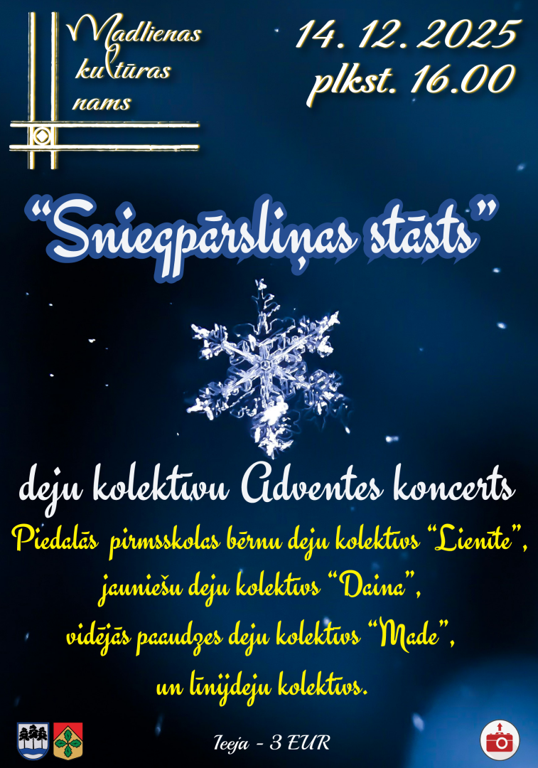Adventes koncertS “Sniegpārsliņas stāsts” Madlienā