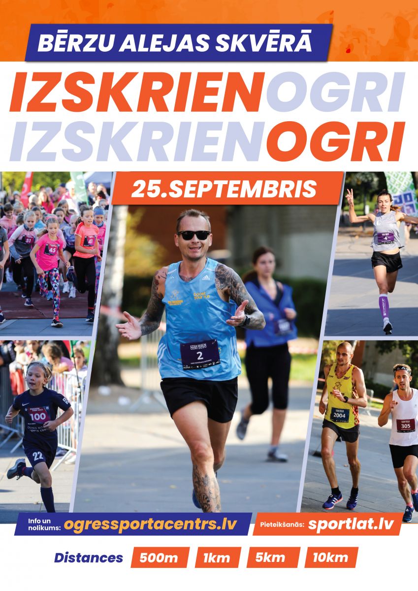 Tradicionālais rudens skrējiens “Izskrien Ogri” 