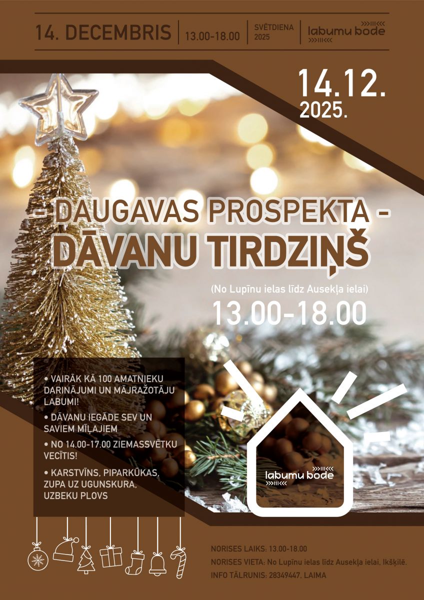 Dāvanu tirgus Ikšķilē 