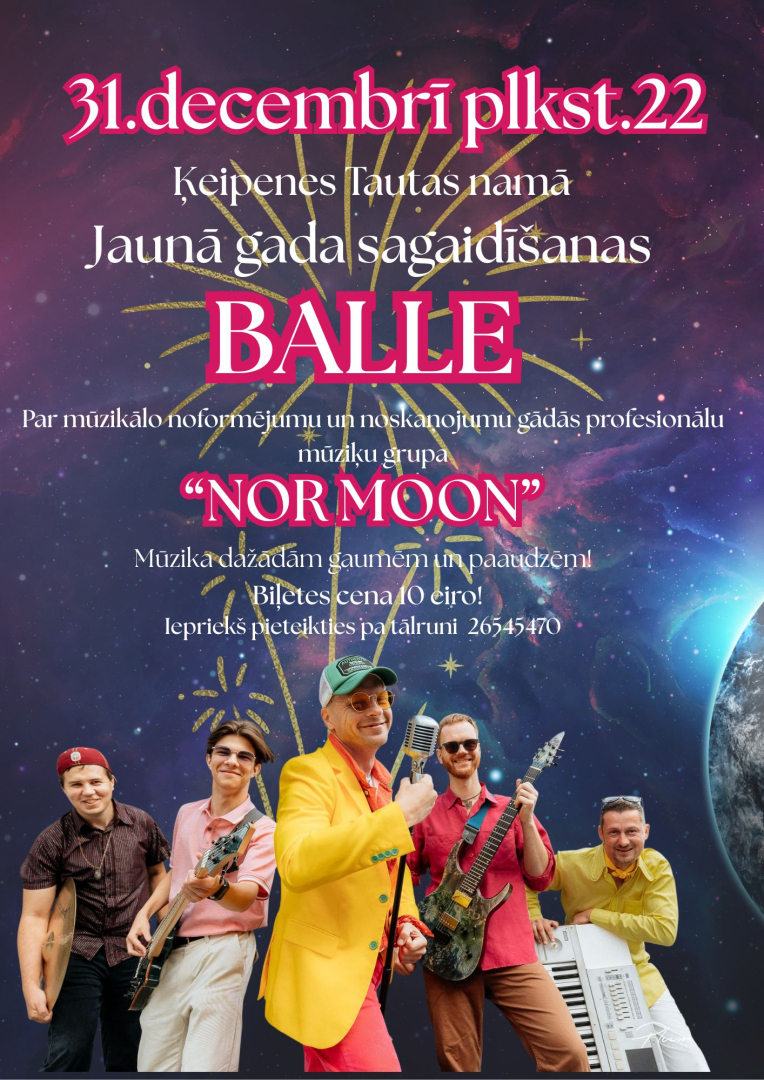 Jaunā gada sagaidīšanas balle Ķeipenē