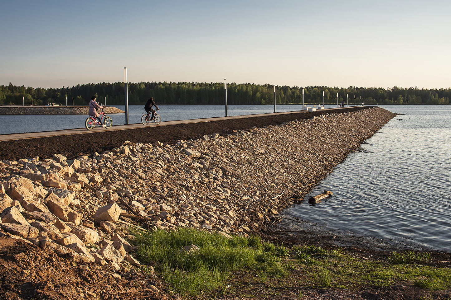 Jaunais mols Ogrē. Foto: Voldemārs Stāvusis