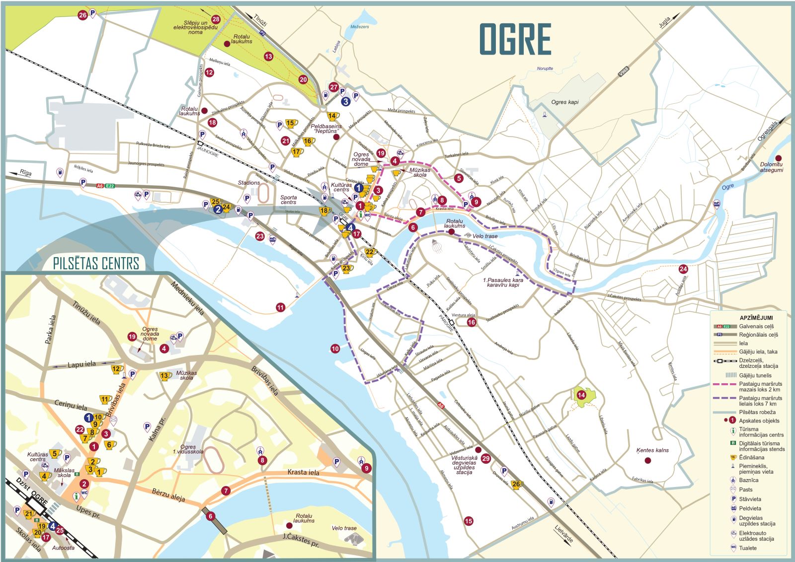 A4 karte Ogre