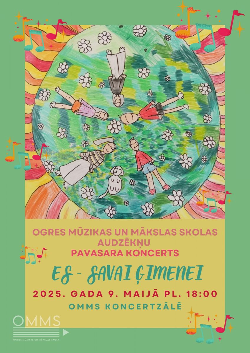 Pavasara koncerts "Es - savai ģimenei" OMMS koncertzālē 