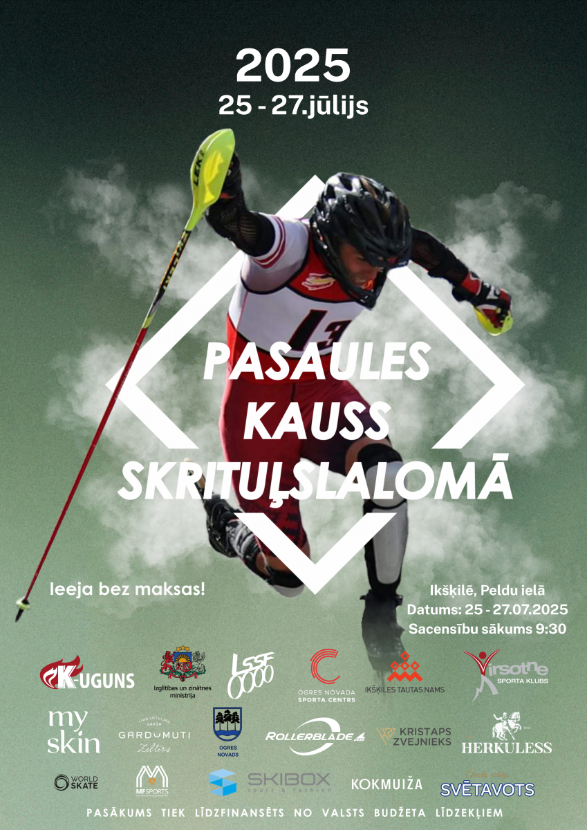IKŠĶILĒ NOTIKS PASAULES KAUSA FINĀLA  POSMS SKRITUĻSLALOMĀ