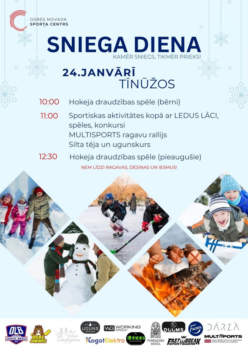 SNIEGA DIENA Tīnūžos