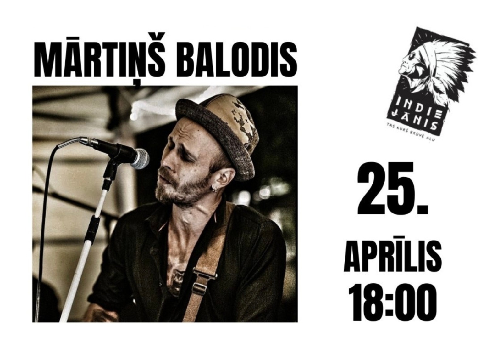 Mārtiņš Balodis gastrobārā "IndieJānis" Suntažos 