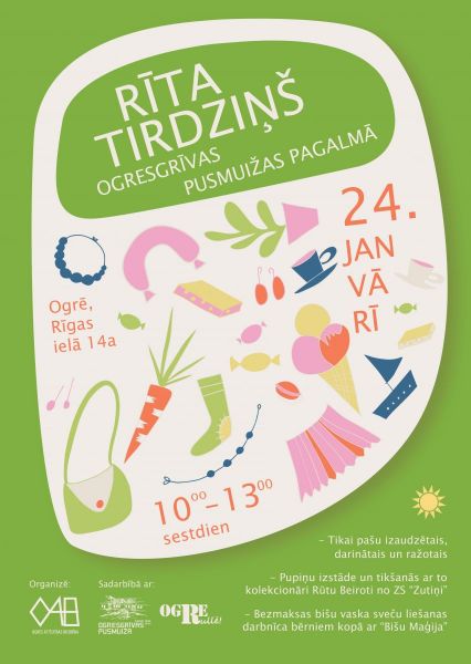 Rīta tirdziņš Ogresgrīvas pusmuižā 