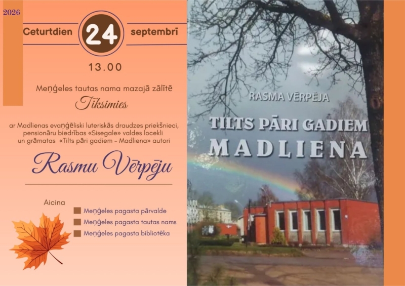 Dzejas dienu ietvaros tikšanās ar autori Rasmu Vērpēju Madlienā