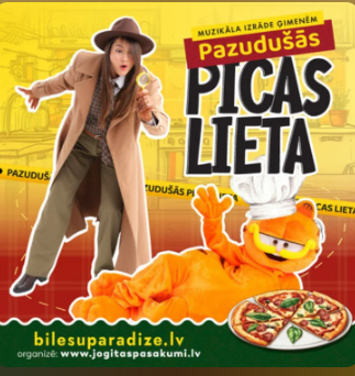Izrāde bērniem PAZUDUŠĀS PICAS LIETA Ogrē
