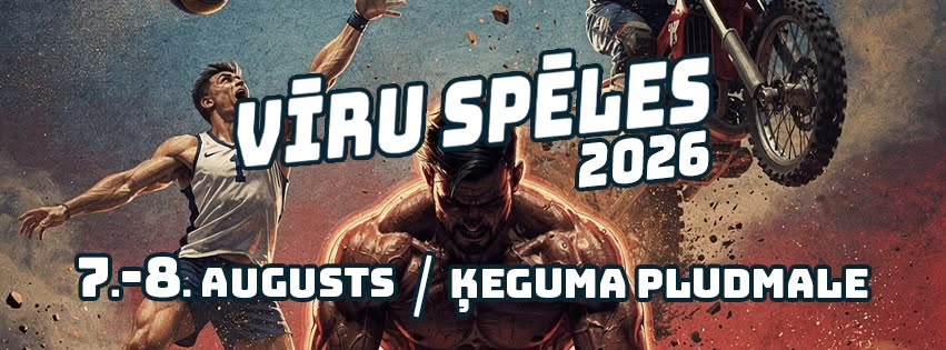 Sporta un izklaides festivāls “Vīru spēles 2026" Ķegumā