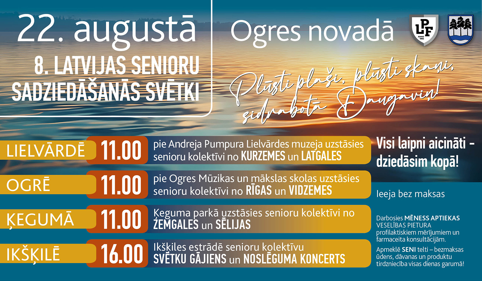 8. Latvijas senioru sadziedāšanās svētki