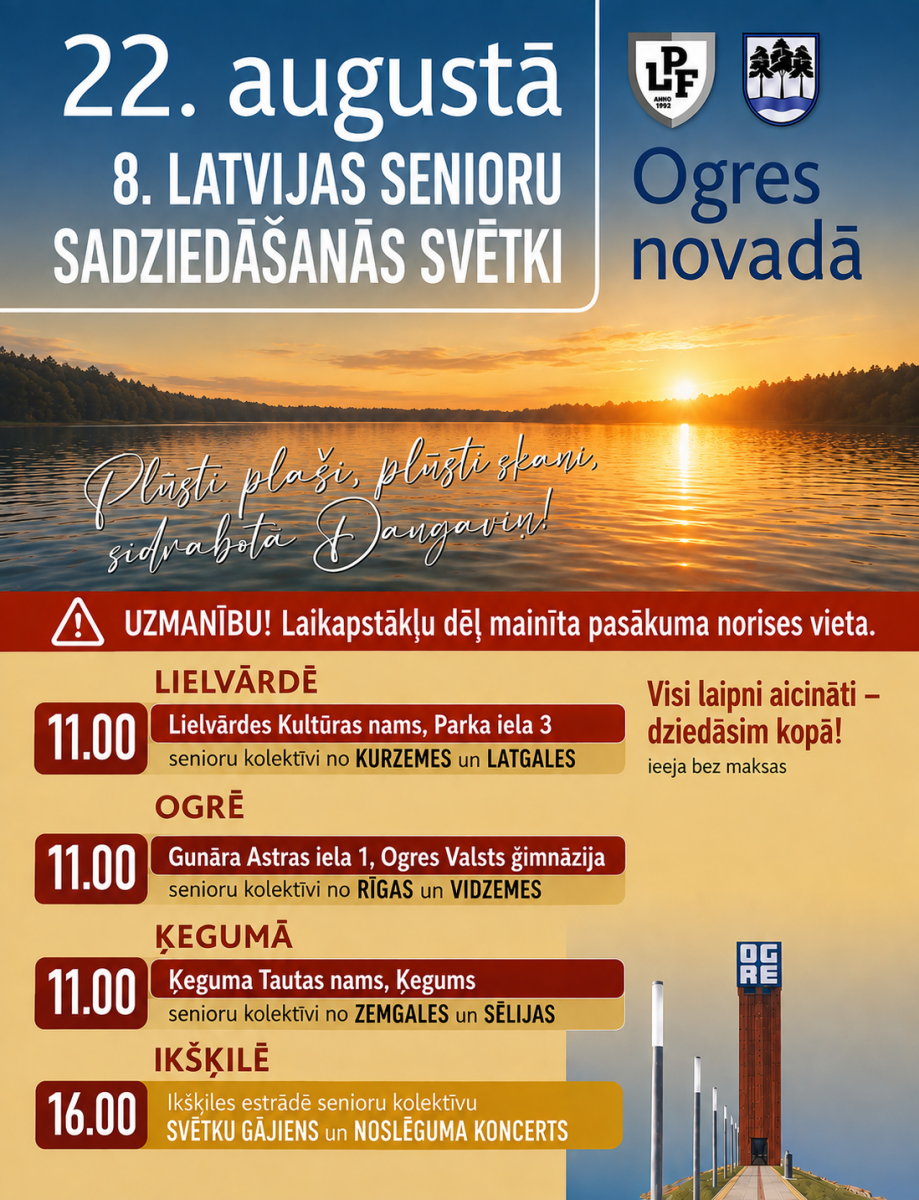 8. Latvijas senioru sadziedāšanās svētki