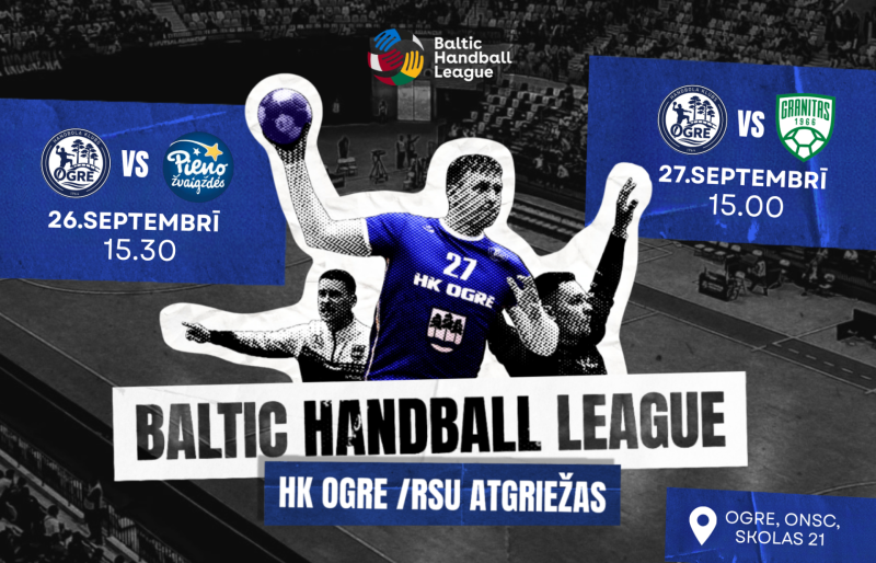 Handbola kluba Ogre (HK Ogre / RSU) spēle Ogrē