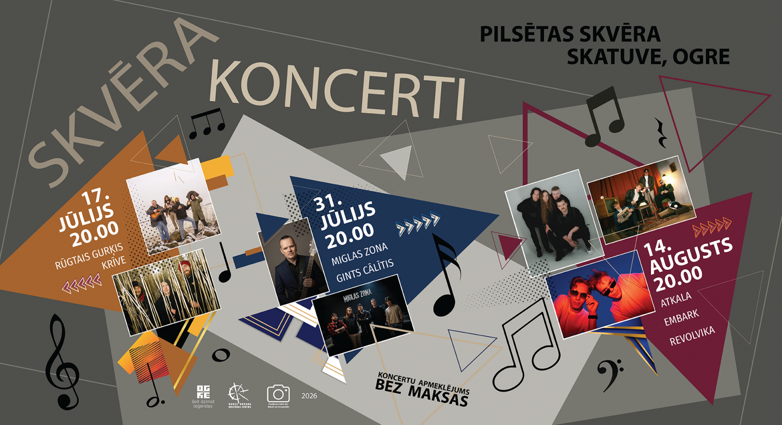 Koncertcikls SKVĒRA KONCERTI Ogrē