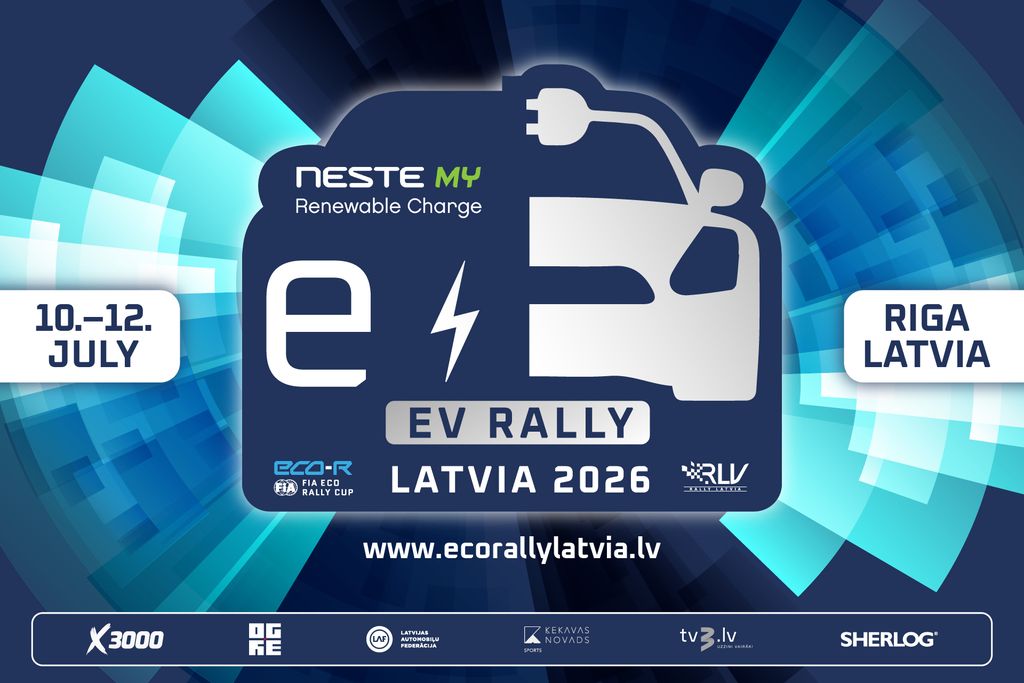Neste MY Renewable Charge EV Rally Latvia” elektroauto rallijs
