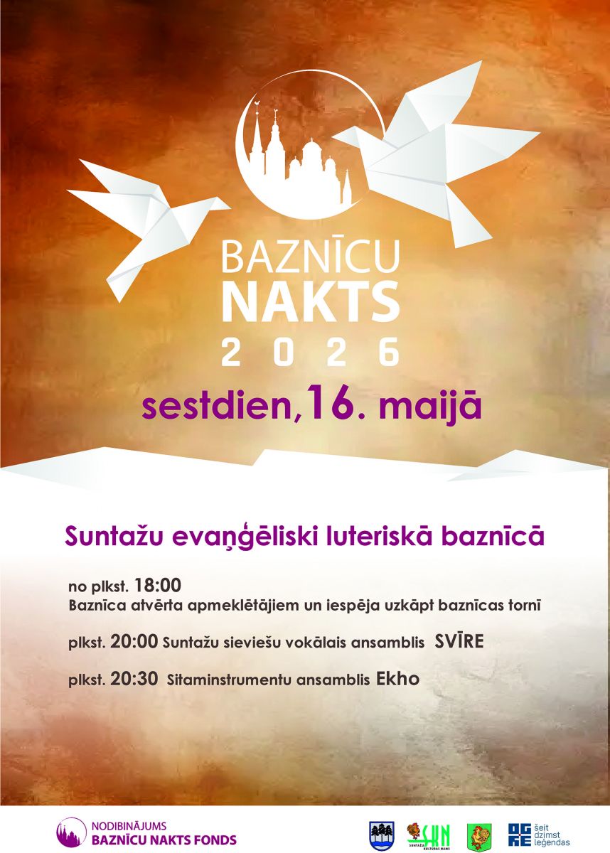 BAZNĪCU NAKTS 2026 Suntažos 