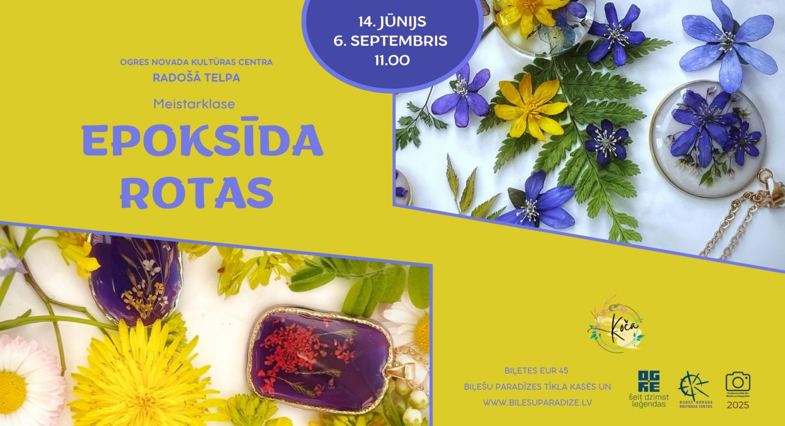 Meistarklase EPOKSĪDA ROTAS Ogrē