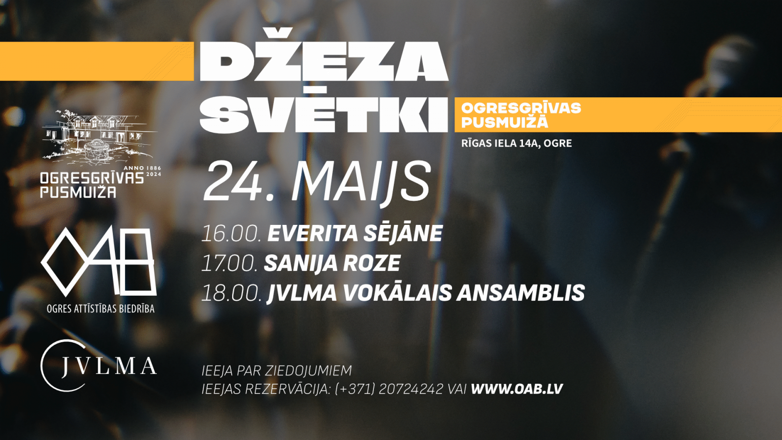 Džeza svētki Ogresgrīvas pusmuižā