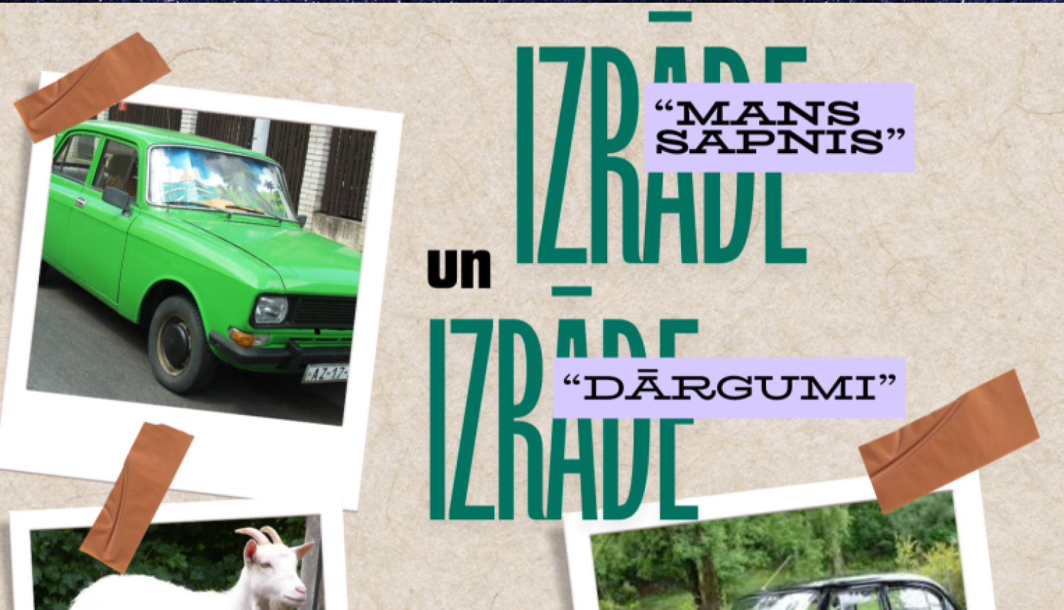 Divas izrādes Tomes Tautas namā