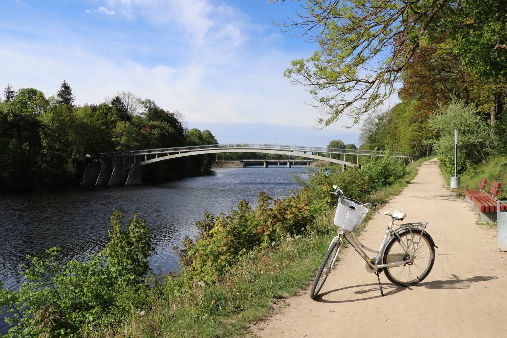 Arched Pedestrian Bridge