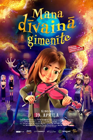 Animācijas filma MANA DĪVAINĀ ĢIMENĪTE Lēdmanē