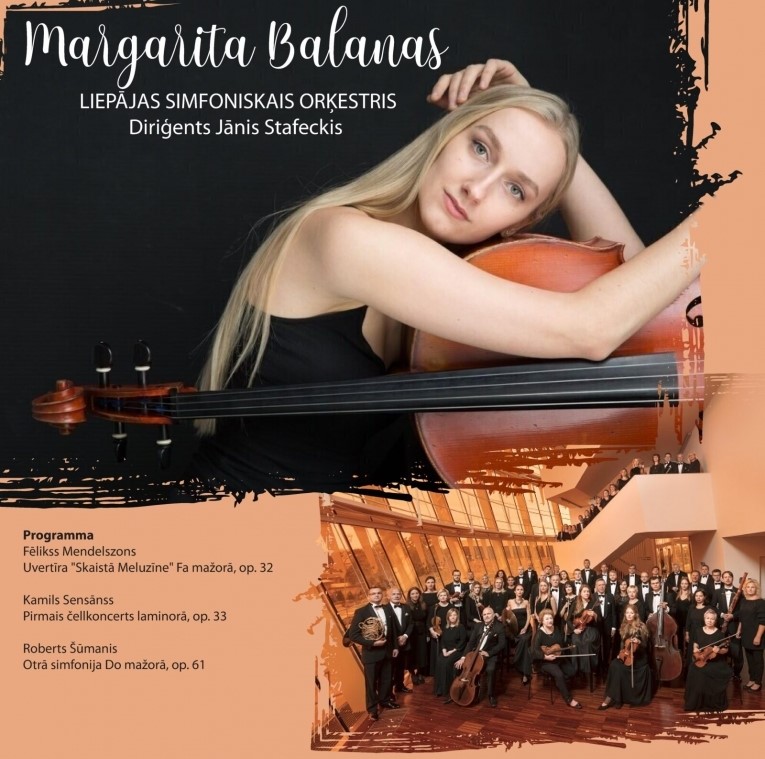Liepājas Simfoniskais orķestris un Margarita Balanas Ogrē
