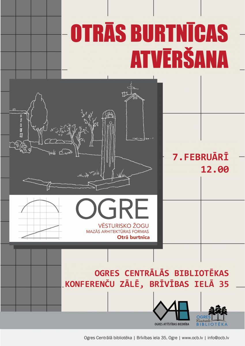  “OGRE. Vēsturisko žogu mazās arhitektūras formas” atklāšanas pasākums