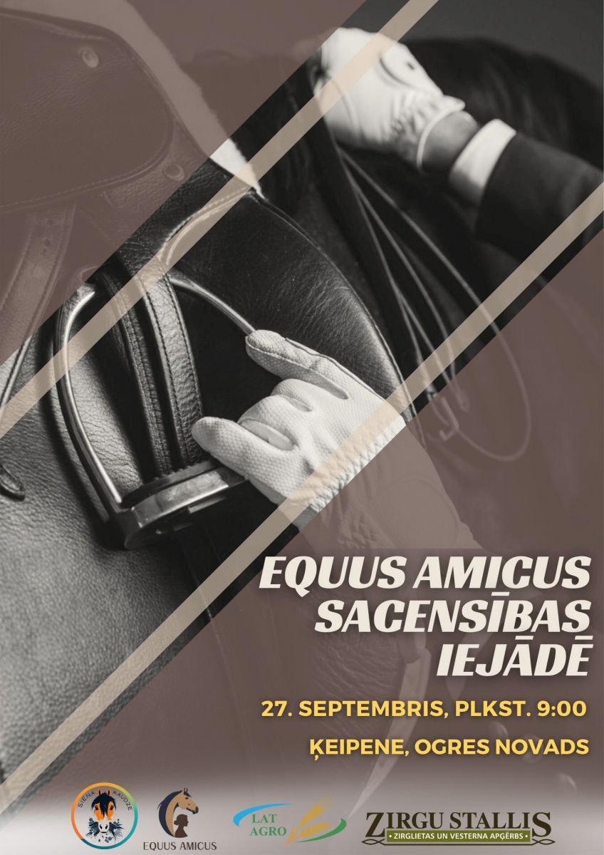 Biedrības "EQUUS AMICUS" iejādes sacensības