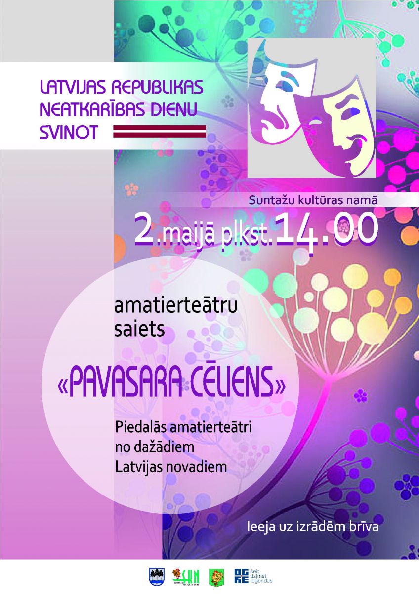 Amatierteātru saiets  ‘’Pavasara cēliens’’ Suntažos