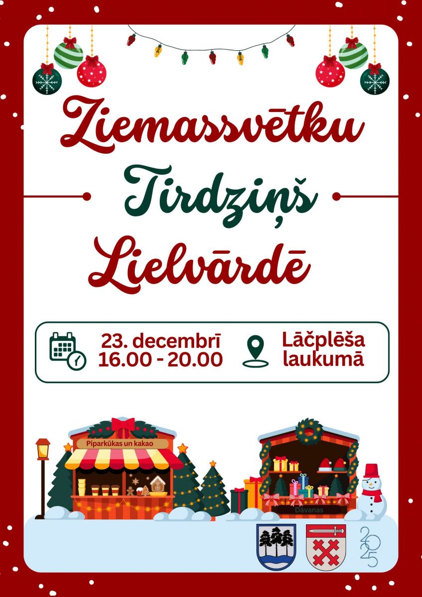 Ziemassvētku tirdziņš Lielvārdē 