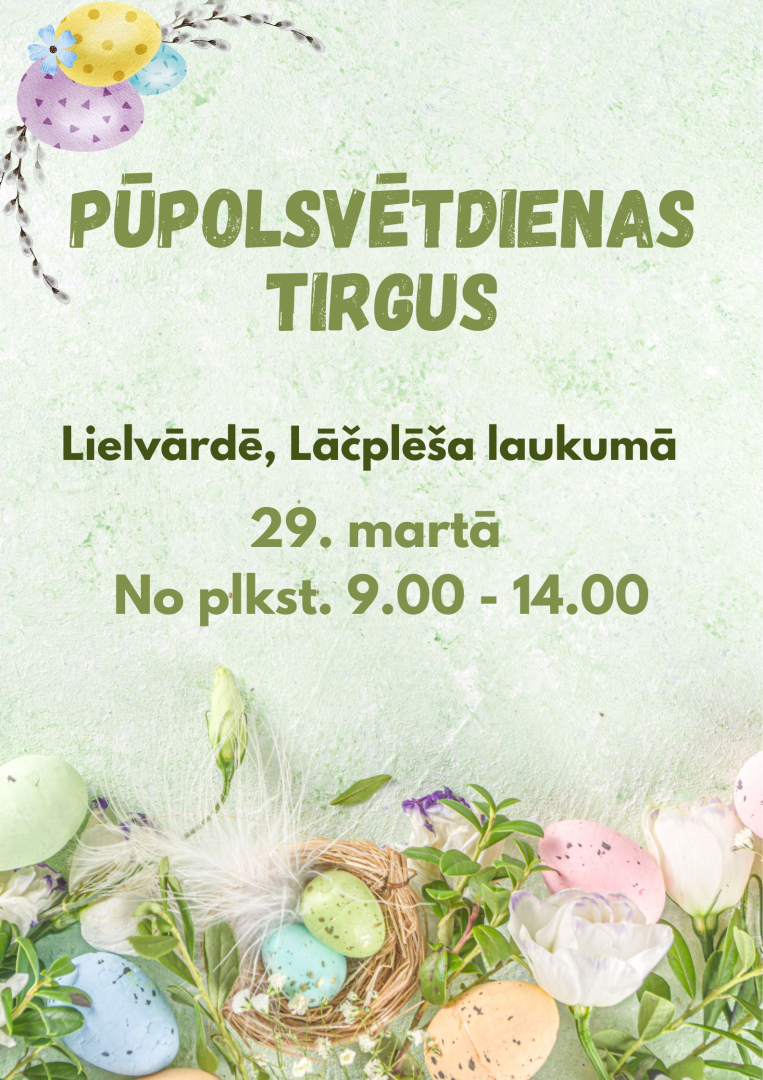Pūpolsvētdienas tirgus Lielvārdē