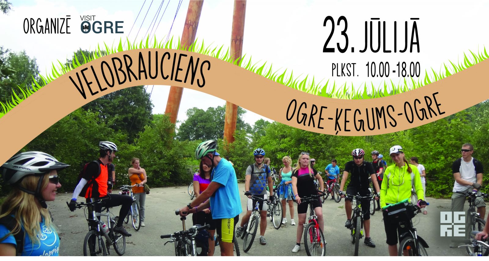 Piesakies velobraucienam Ogre–Ķegums–Ogre!